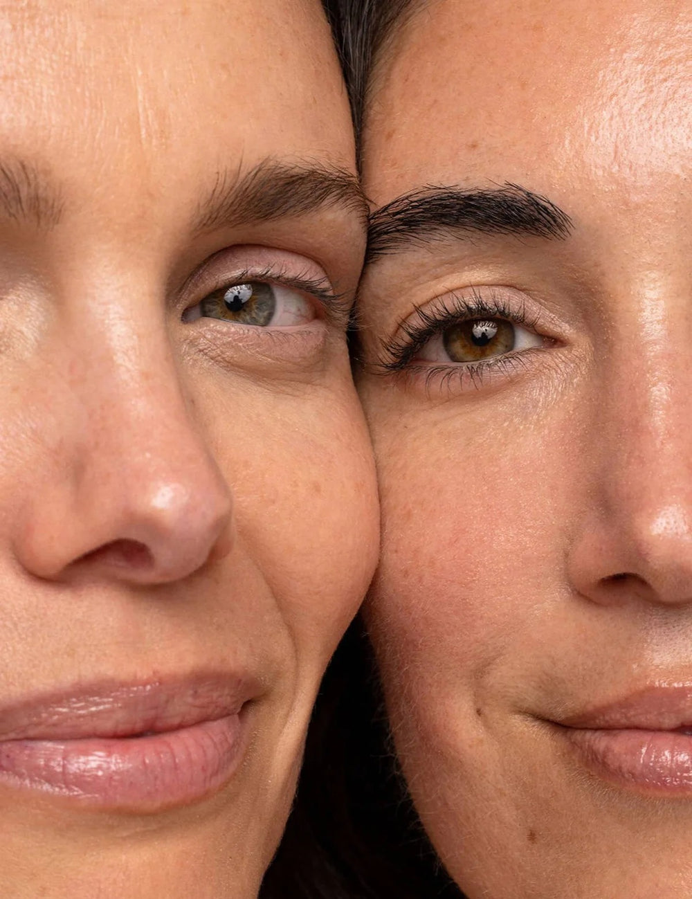 Before and after comparison